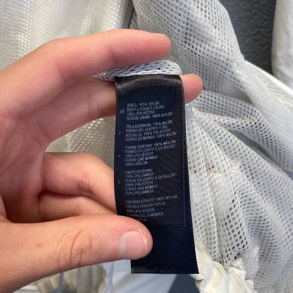 The North Face Hyvent Jacket white women's size medium water proof hiking - Picture 11 of 16